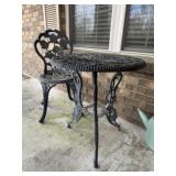 Wrought Aluminum Table & Chair