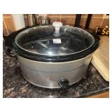 Large Stainless Crock Pot Slow Cooker