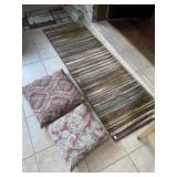 Runner Rug ~  Out Door Pillows & Entrance Rug