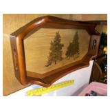 Nice Walnut Serving Tray