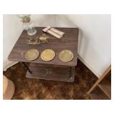 Pr of 2 Tier Shelf Tables