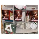 Santa Stocking Holders & Decor in Box