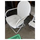 Vintage Metal Patio Arm Chair