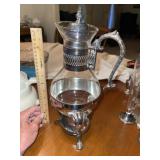 Vintage Silver Plate Coffee / Tea Carafe Pitcher