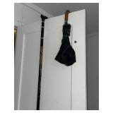 Wood Walking Cane & Umbrella