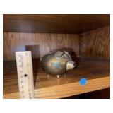 Brass Pig (Top Lifts off)