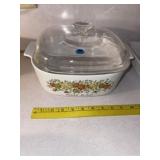 Large Deep Corning Spice of Life Casserole Dish