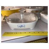 White Casserole Dish / Lid