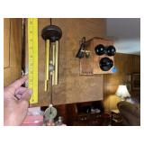 Sm Hand Crank Telephone & Sm Wind Chime