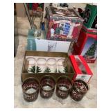 Christmas Glasses Sets + Decor