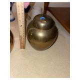 Brass Decorative Covered Urn