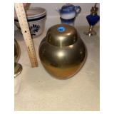 Brass Decorative Covered Urn