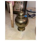 Brass Decorative Covered Urn