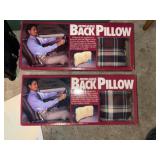 (2) Back Pillows