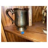 Vintage Brass Tankard Mug