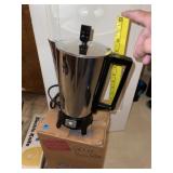 Old School Chrome Coffee Perculator  (Unused)