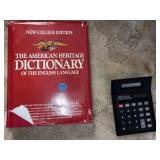 Dictionary and Office Supplies