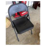 Black Padded Folding Chair