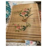 Oriental Parasol & Oriental Bamboo Wall Screen