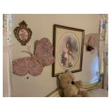 Lamp ~ Rattan Butterflies ~ Bear & Decor Grp on Wa