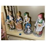 (4) Vintage Porcelain Figurines