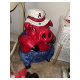 Large Vintage Ceramic Razorback 24' T