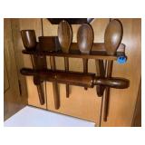 Vintage Wood Utensil Set