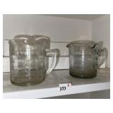 (2) Vintage Measure Cups