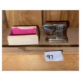 Vintage Metal Pistol Cigarette Lighter