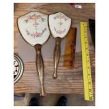 Vintage Dresser Comb / Mirror / Brush Set