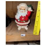 Vintage Porcelain Santa Bank