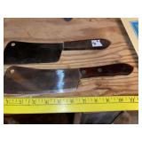 (2) Meat Cleavers (Razor Sharp)
