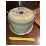 Vintage Avocado Greern Food Caddy