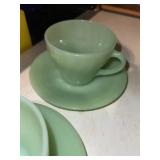 Vintage Jadeite Cup & Saucer