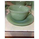 Vintage Jadeite Cup & Saucer