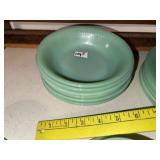 (8) Vintage Jadeite Bowls