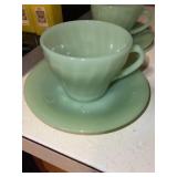 Vintage Jadeite Cup & Saucer