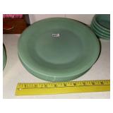 (6) Vintage Jadeite Dinner Plates