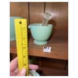Vintage Jadeite Small Mortar & Pestle