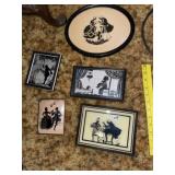 (5) Vintage Silhouette Pictures