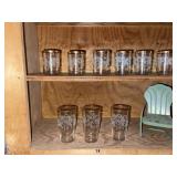 Vintage Gold Trimmed Glasses