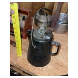 Vintage Granite Ware Cowboy Coffee Pot