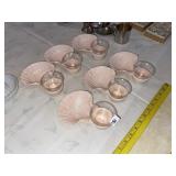 Vintage Shrimp Cocktail Dish Set