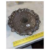 Ornate Footed S. Plated Serving Dish