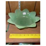 Vintage Jadeite Lotus Petal Bowl