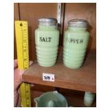 Vintage Jadeite S&P Shaker Set