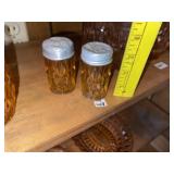 Vintage Jeanette Glass Pink Dep S&P Shakers