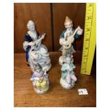 (4) Vintage Occupied Japan Porcelain Figurines