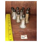 S&P Shakers with Sterling Lids