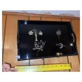 Vintae Black Serving Tray